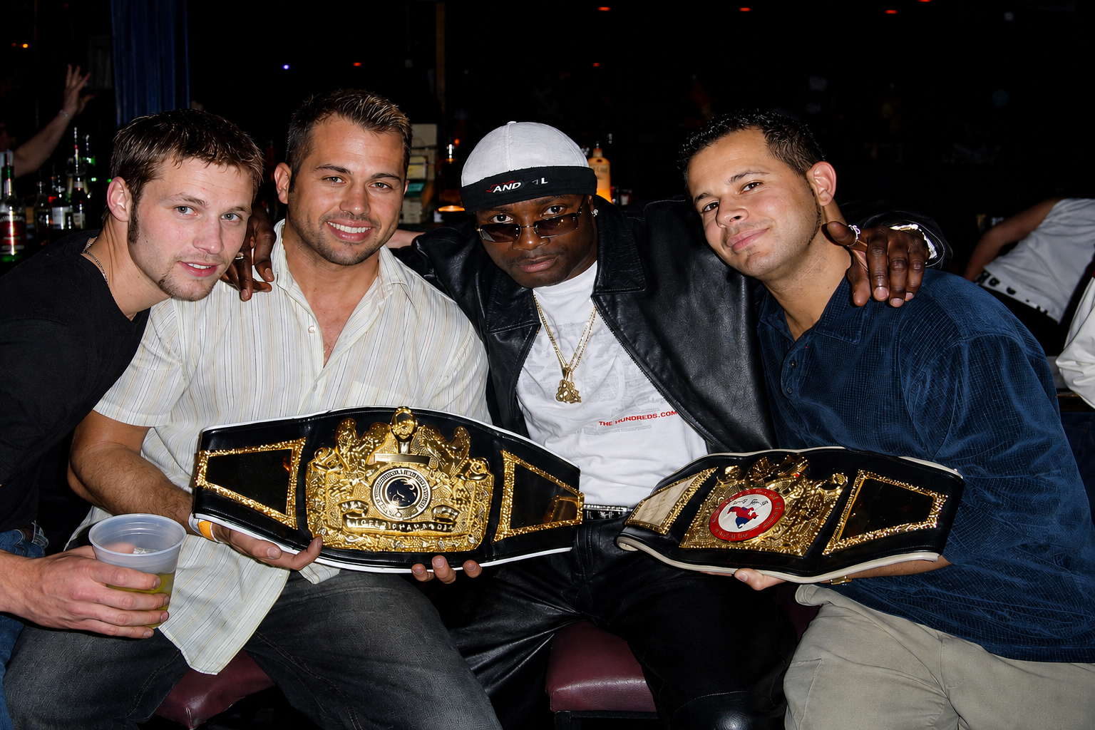 DJ Jay Hamilton, Vance Perella, Middleweight Boxing Champion Tony Marshall & DJ Debonair